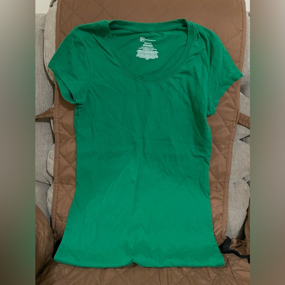 No Boundaries Vibrant Green Short Sleeve Tee